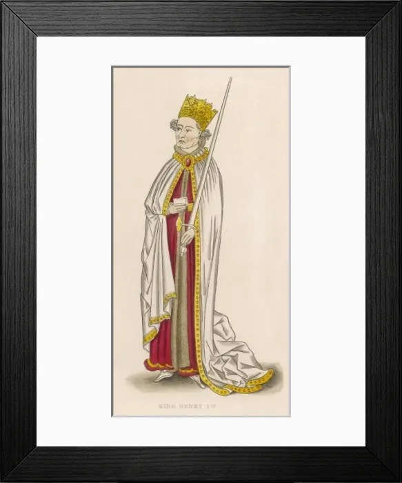 Framed Print : King Henry I / Henry Shaw Framed Print : King Henry I / Henry Shaw