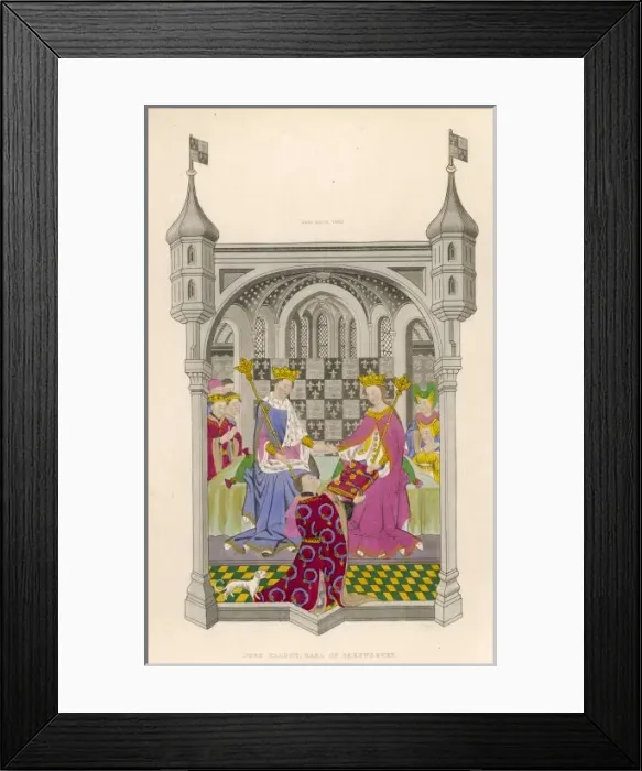 Framed Print : Margaret of Anjou / Talbot Framed Print : Margaret of Anjou / Talbot