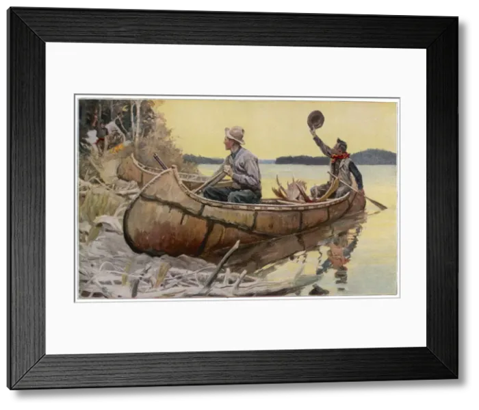 Framed Print : Canadian Canoe Framed Print : Canadian Canoe