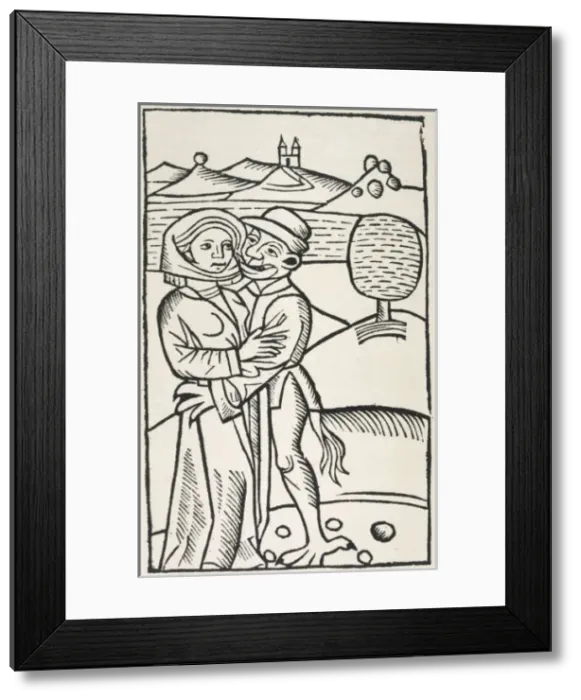 Framed Print : Witch and Devil Framed Print : Witch and Devil