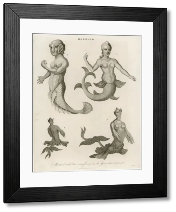 Framed Print : Mermaids in London Framed Print : Mermaids in London