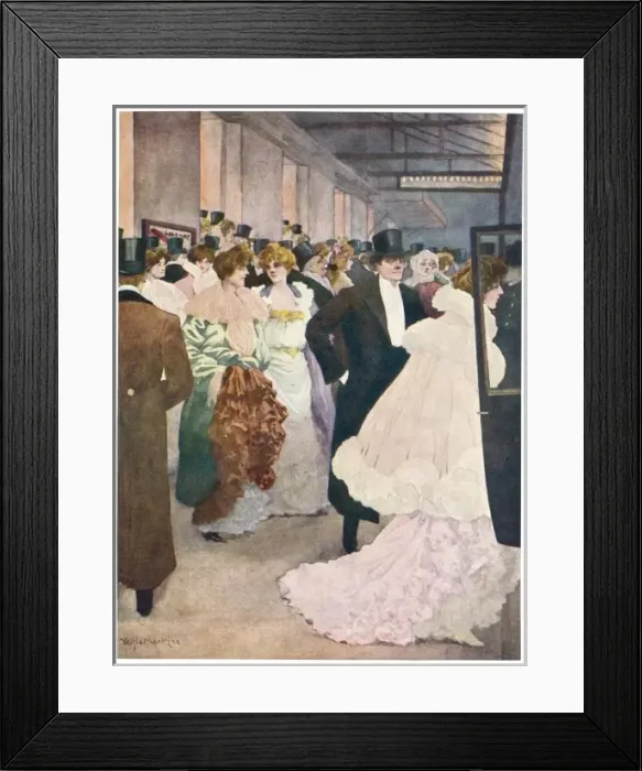 Framed Print : Social / Leaving Theatre Framed Print : Social / Leaving Theatre