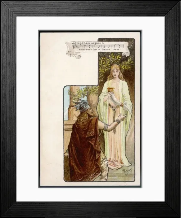 Framed Print : Music / Opera / Wagner C1900 Framed Print : Music / Opera / Wagner C1900