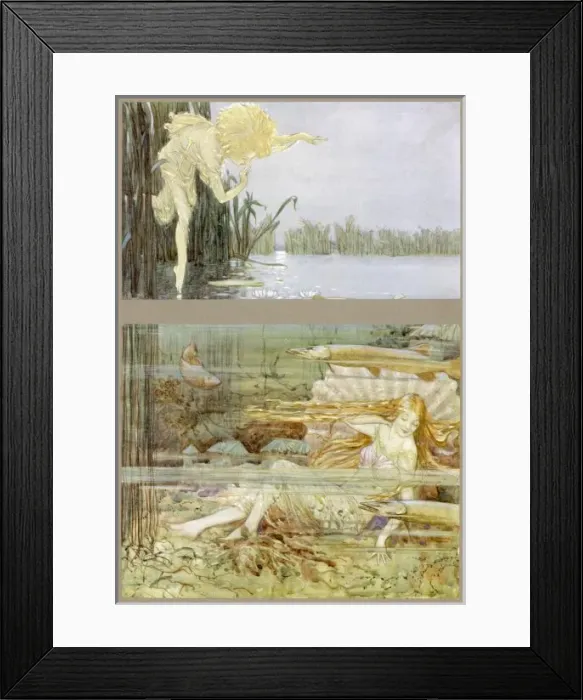 Framed Print : Peeping at Nymph Framed Print : Peeping at Nymph