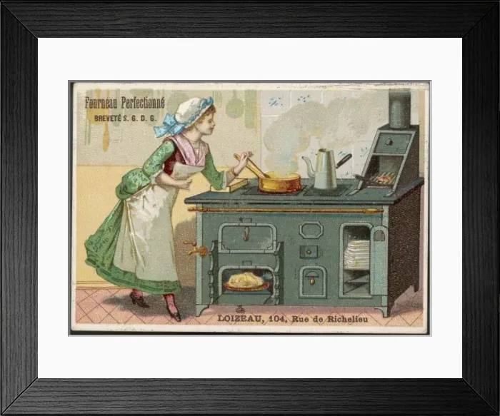 Framed Print : Loizeau Stove Framed Print : Loizeau Stove