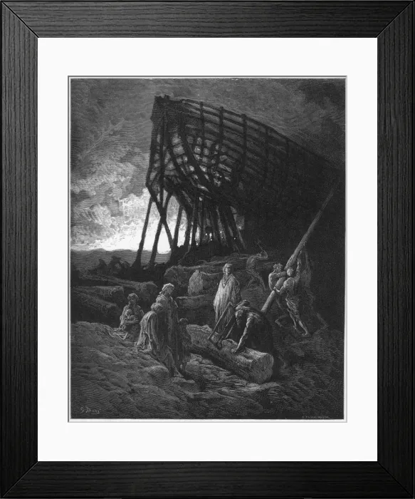 Framed Print : Building the Ark Framed Print : Building the Ark