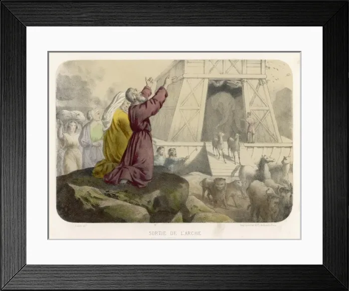 Framed Print : Animals Leave the Ark Framed Print : Animals Leave the Ark