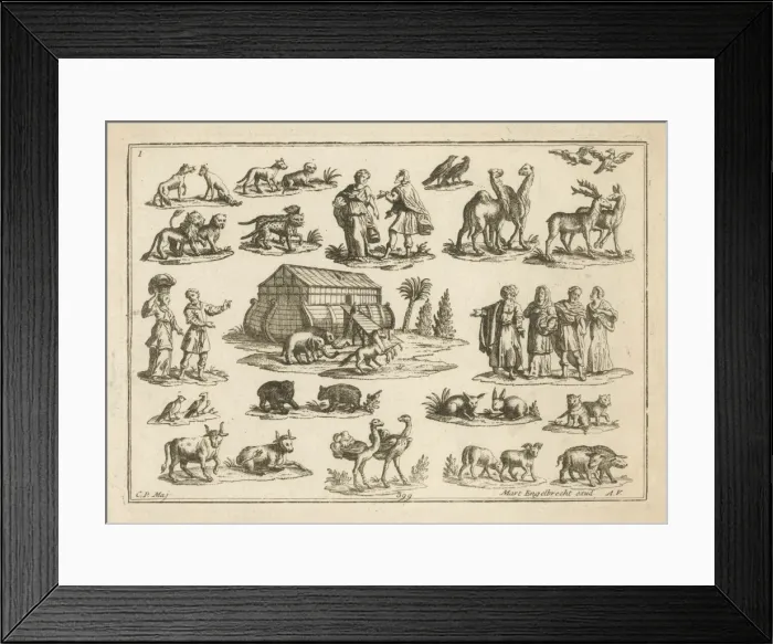 Framed Print : Ark and Animals Framed Print : Ark and Animals
