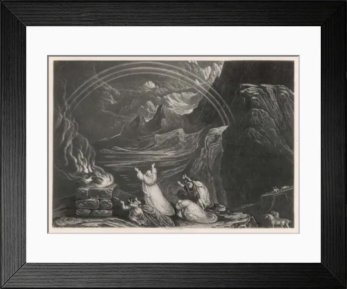 Framed Print : Noah Sacrifices Framed Print : Noah Sacrifices