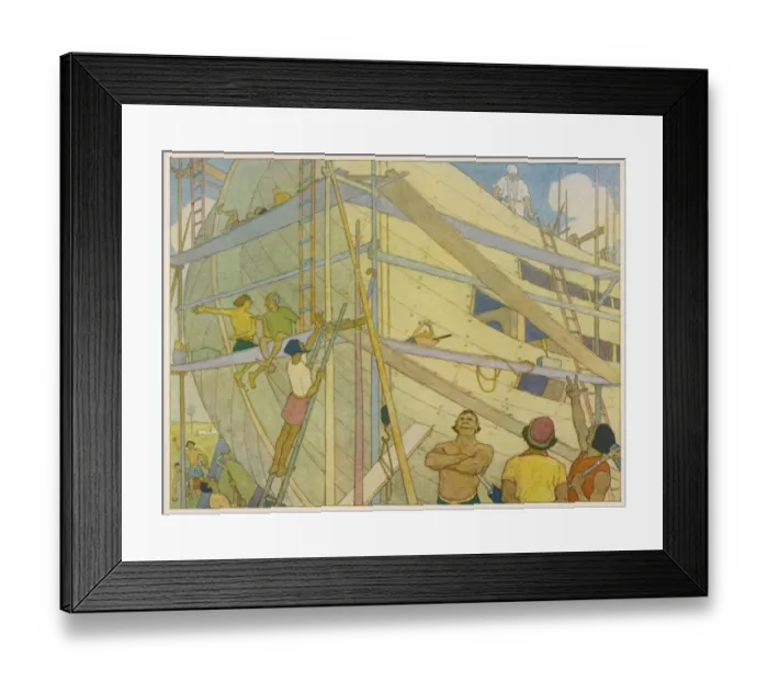 Framed Print : Building the Ark Framed Print : Building the Ark