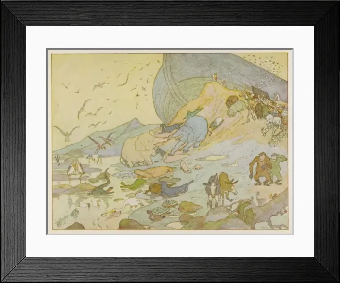 Framed Print : Animals Disembark Framed Print : Animals Disembark