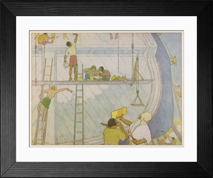 Framed Print : Painting the Ark Framed Print : Painting the Ark