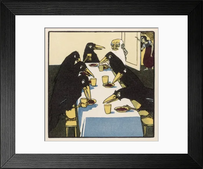 Framed Print : The Seven Ravens Framed Print : The Seven Ravens