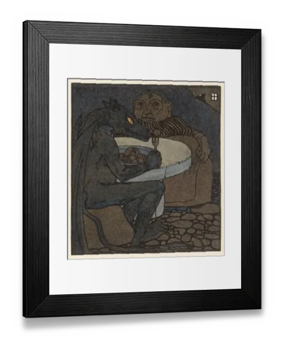 Framed Print : Grimm / Devil & G mother Framed Print : Grimm / Devil & G mother