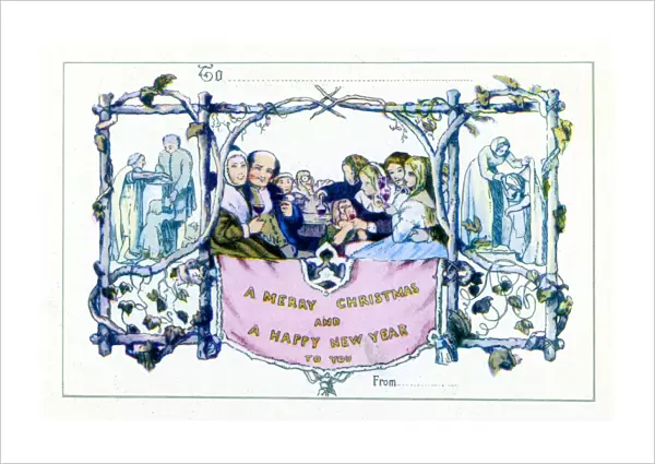 First Christmas Card by Sir Henry Cole and John Horsley