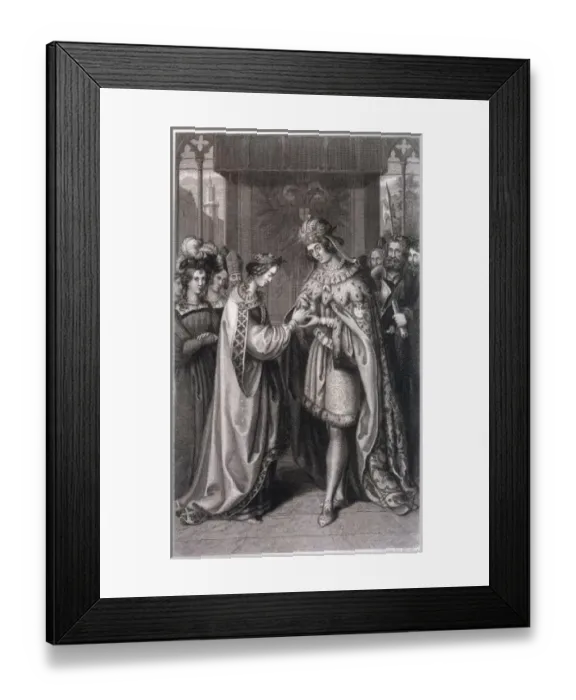 Framed Print : Maximilian I & Maria Framed Print : Maximilian I & Maria