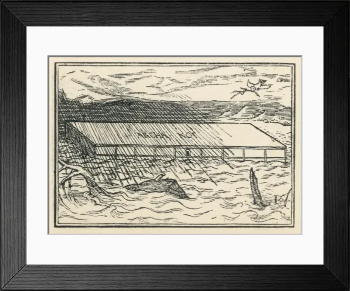 Framed Print : Noahs Ark (Holbein) Framed Print : Noahs Ark (Holbein)