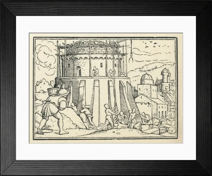 Framed Print : Building Tower of Babel Framed Print : Building Tower of Babel