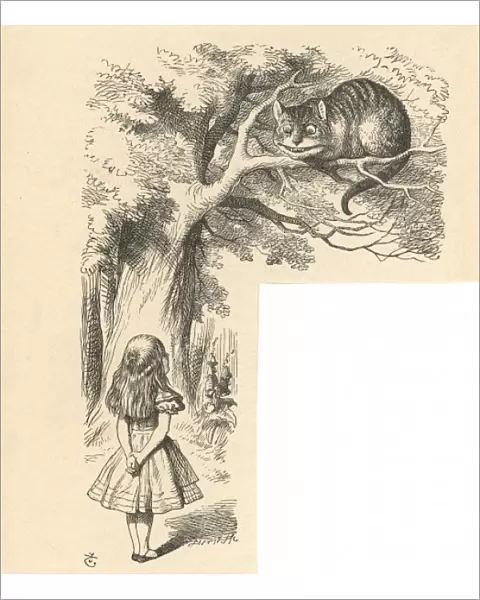 Alice, Cheshire Cat Above