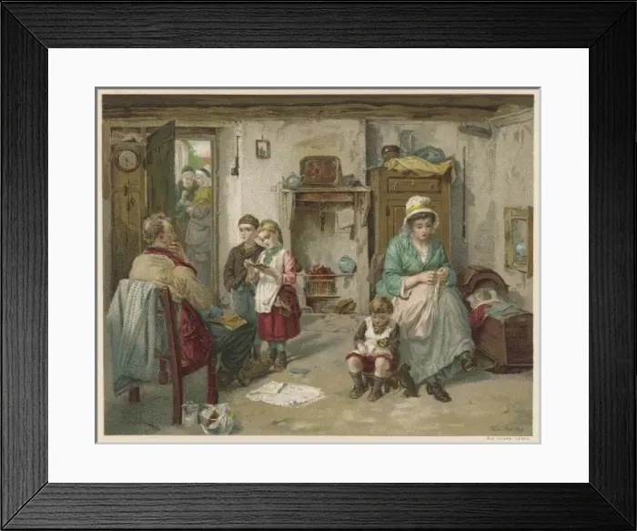 Framed Print : School Board Examination Framed Print : School Board Examination
