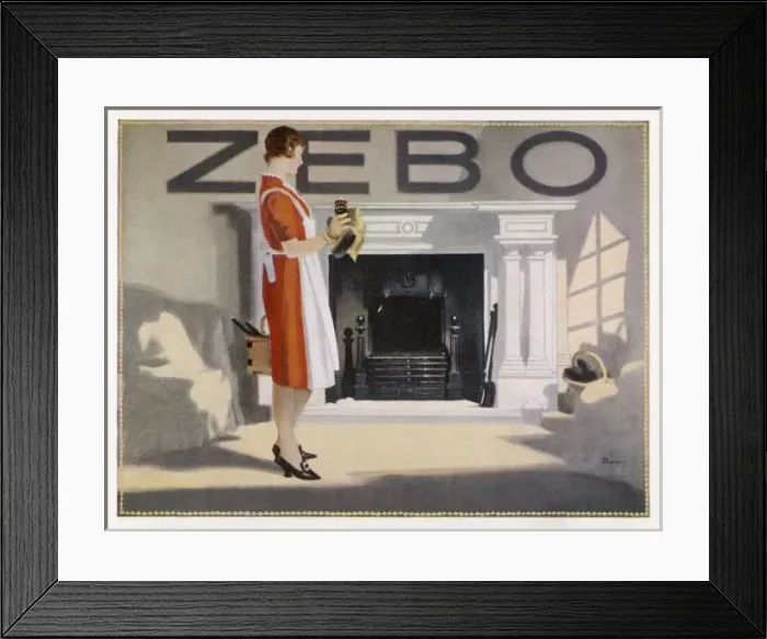 Framed Print : Advert for Zebo 1929 Framed Print : Advert for Zebo 1929