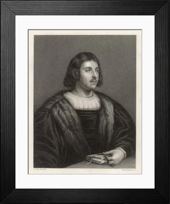 Framed Print : Giovanni Boccaccio / Dalen Framed Print : Giovanni Boccaccio / Dalen