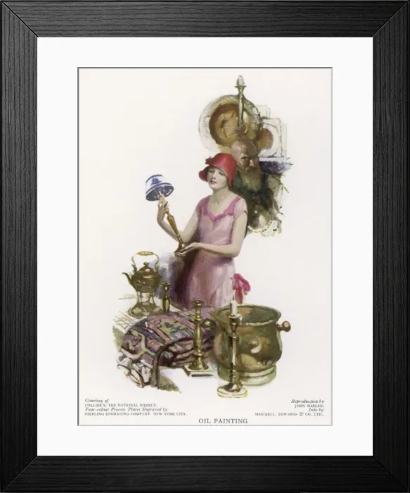 Framed Print : In Antique Shop Framed Print : In Antique Shop