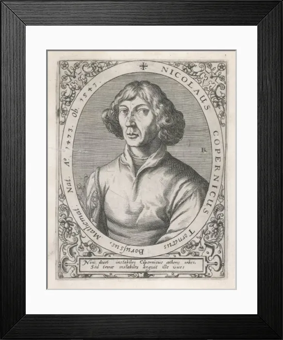 Framed Print : Copernicus / De Bry Framed Print : Copernicus / De Bry