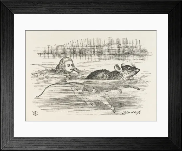 Framed Print : Alice / The Pool of Tears Framed Print : Alice / The Pool of Tears