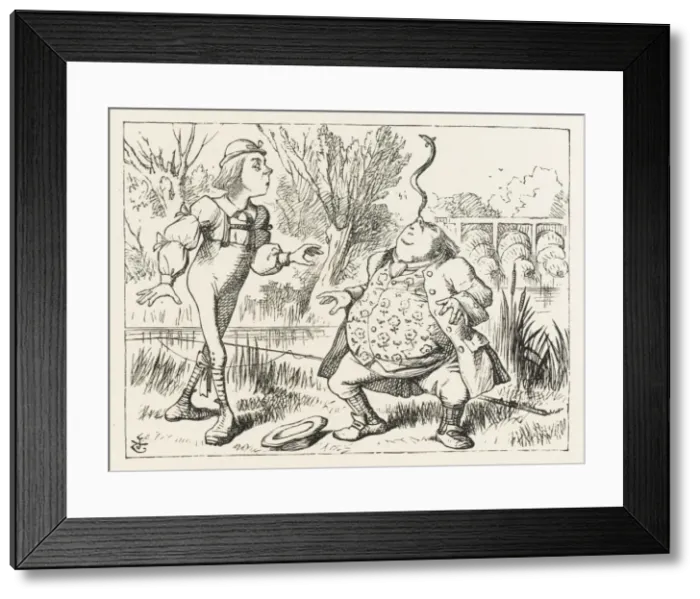 Framed Print : Father William & Eel Framed Print : Father William & Eel