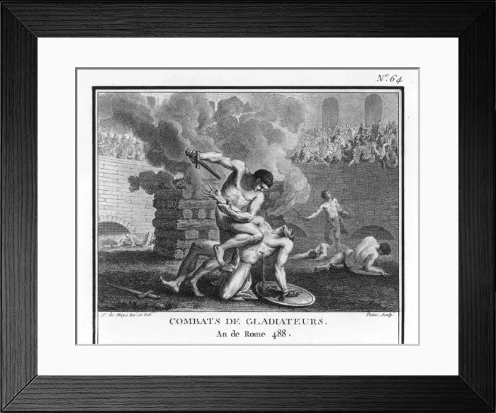 Framed Print : Gladiators (Mirys) Framed Print : Gladiators (Mirys)