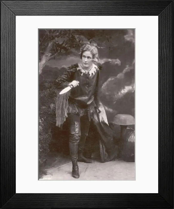 Framed Print : Pauline Chase as Pan Framed Print : Pauline Chase as Pan
