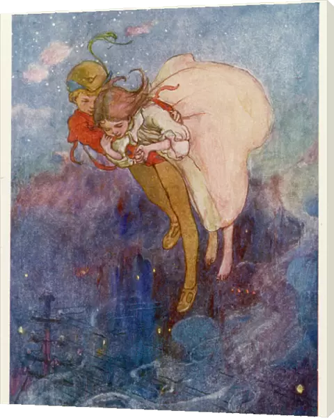 Peter Pan & Wendy Flying