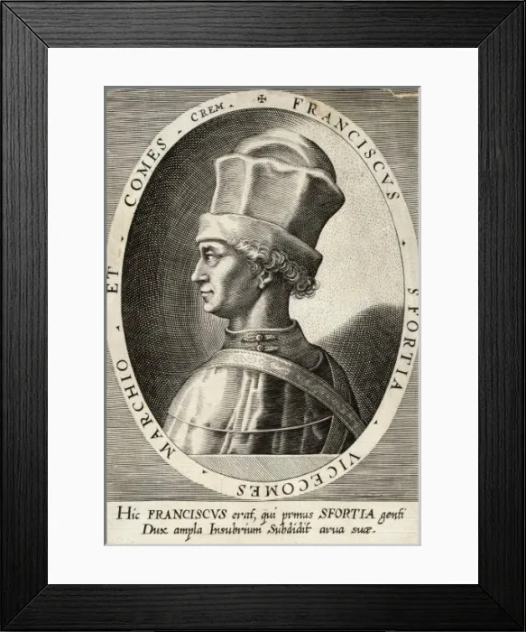 Framed Print : Francesco Sforza Framed Print : Francesco Sforza
