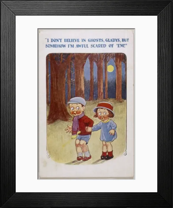 Framed Print : Scared of Ghosts Framed Print : Scared of Ghosts