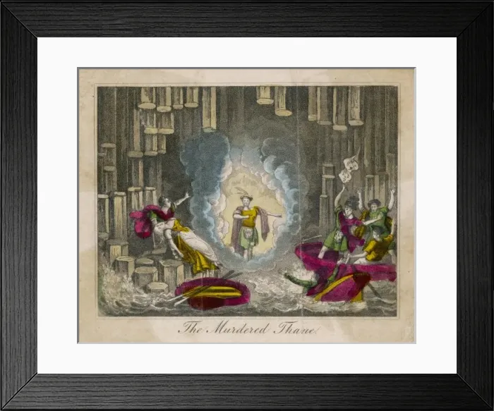 Framed Print : The Murdered Thane Framed Print : The Murdered Thane