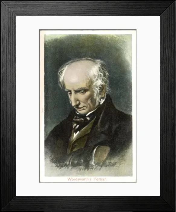 Framed Print : Wordsworth / Haydon Illus Framed Print : Wordsworth / Haydon Illus