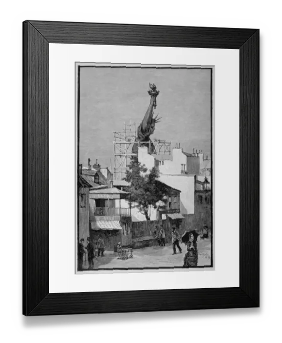 Framed Print : New York / Paris / Liberty Framed Print : New York / Paris / Liberty