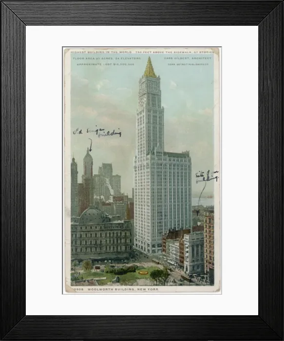 Framed Print : New York / Woolworth Bldg Framed Print : New York / Woolworth Bldg