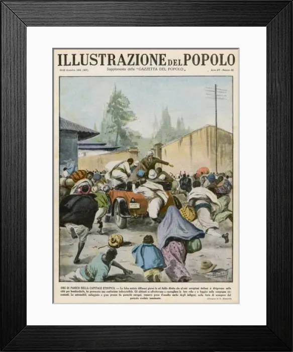 Framed Print : Ethiopia / Italian Bombers Framed Print : Ethiopia / Italian Bombers