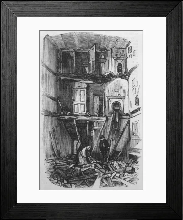 Framed Print : House Collapse, Cork Framed Print : House Collapse, Cork
