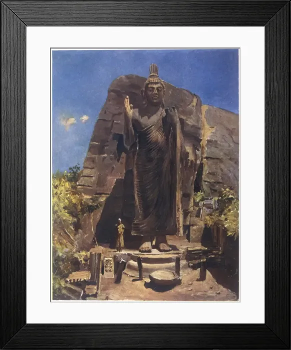 Framed Print : Buddha / Peeps at Ceylon Framed Print : Buddha / Peeps at Ceylon