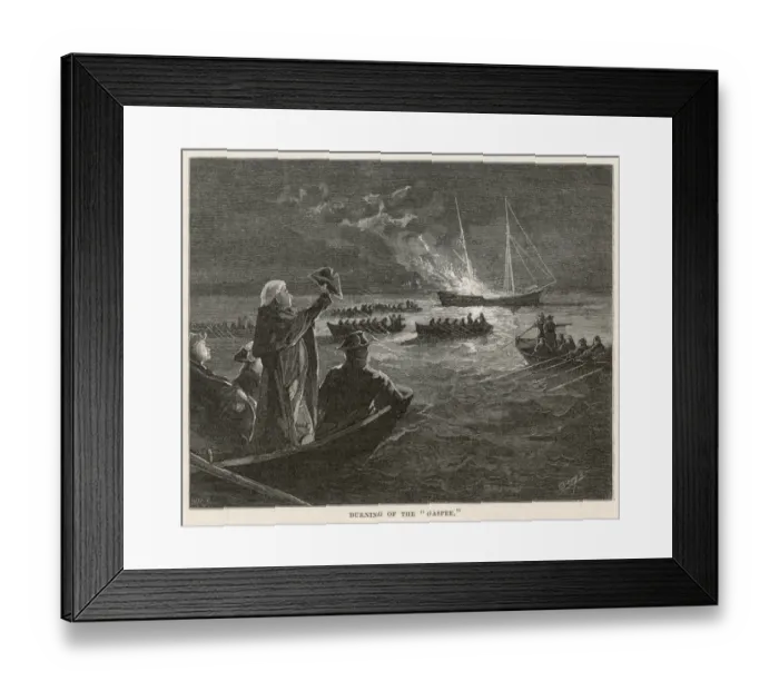 Framed Print : Events / USA / Gaspee, 1772 Framed Print : Events / USA / Gaspee, 1772