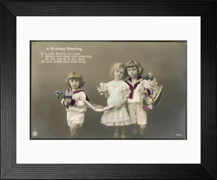 Framed Print : Three Children Framed Print : Three Children