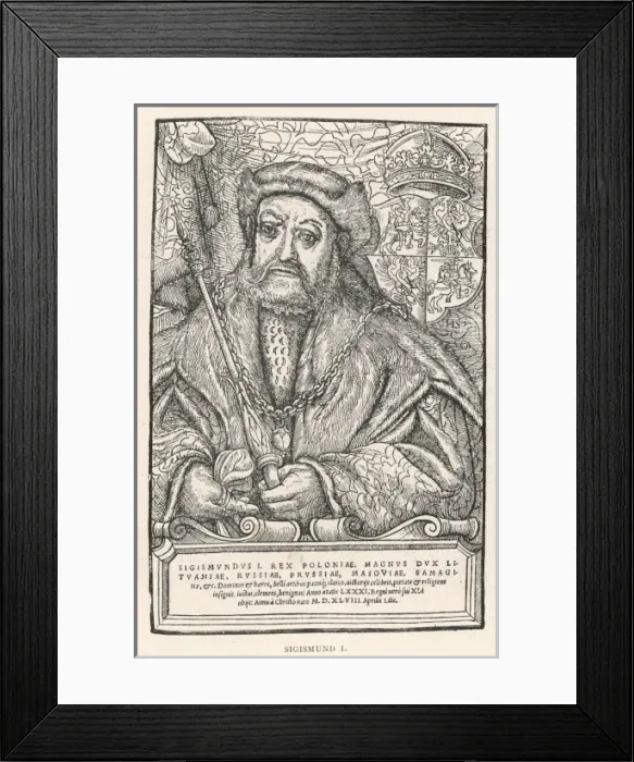 Framed Print : Sigismund I of Poland Framed Print : Sigismund I of Poland