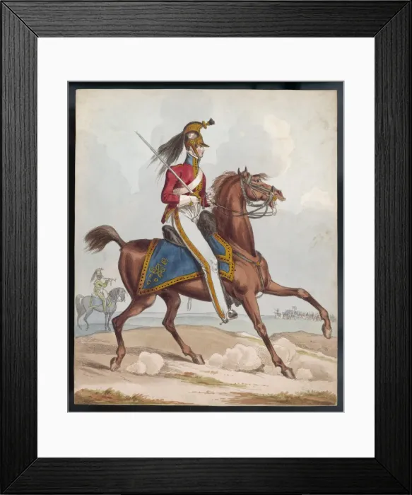 Framed Print : Cavalry Officer Framed Print : Cavalry Officer
