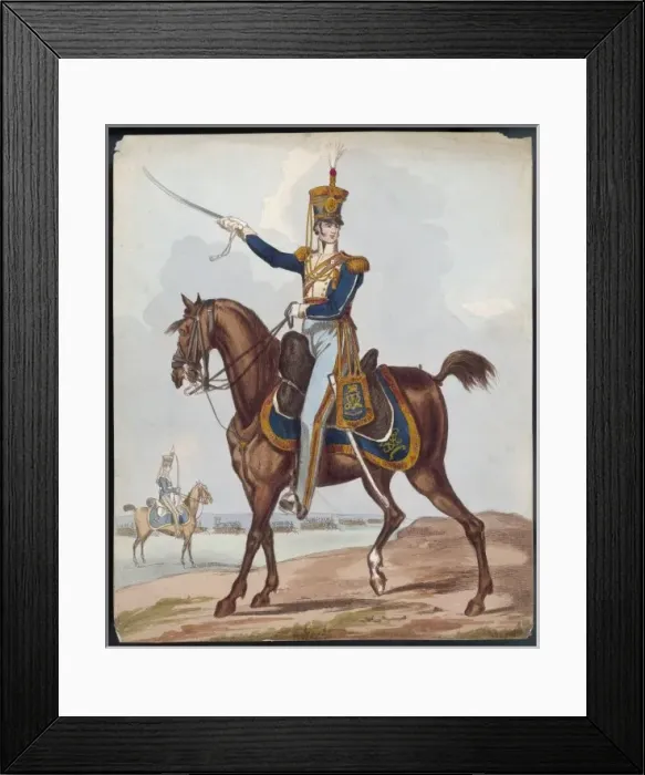 Framed Print : Cavalry Officer Framed Print : Cavalry Officer
