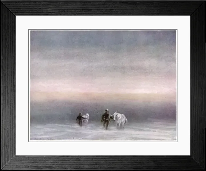 Framed Print : Scott Exercises Ponies Framed Print : Scott Exercises Ponies