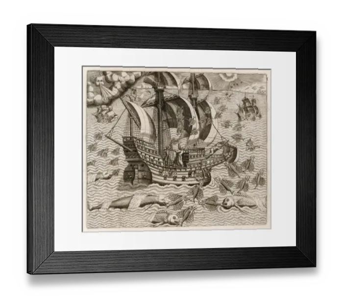 Framed Print : Ship in New World Framed Print : Ship in New World