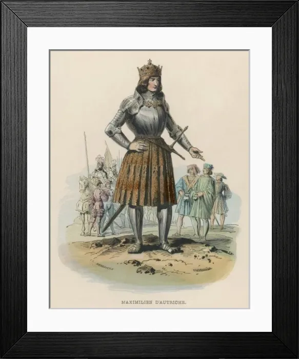 Framed Print : Maximilian I / Pannemaker Framed Print : Maximilian I / Pannemaker
